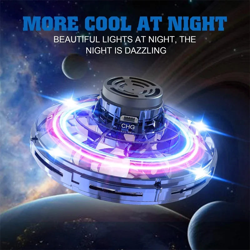 Light-Up Flying UFO Spinner Toy