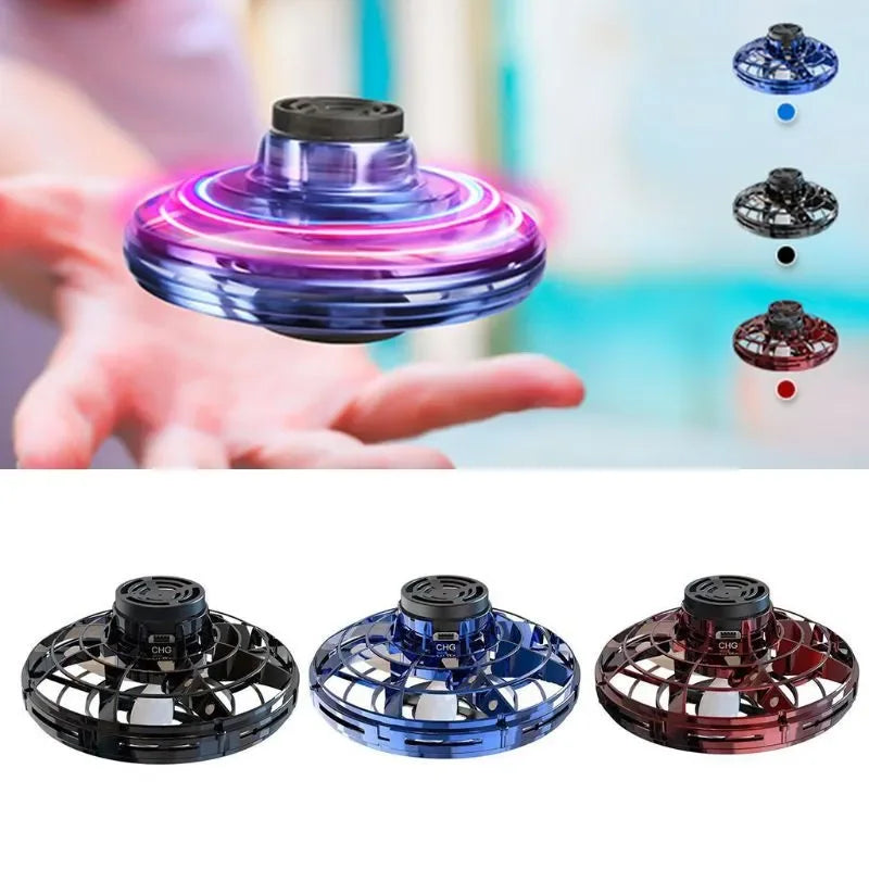 Light-Up Flying UFO Spinner Toy