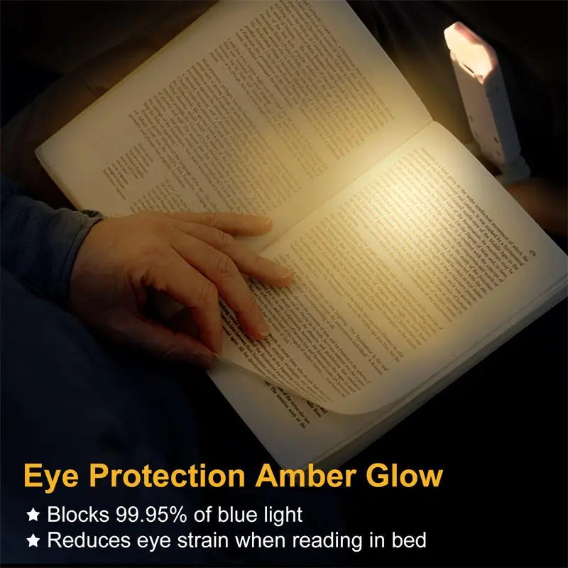 USB Rechargeable Clip-On LED Book Light