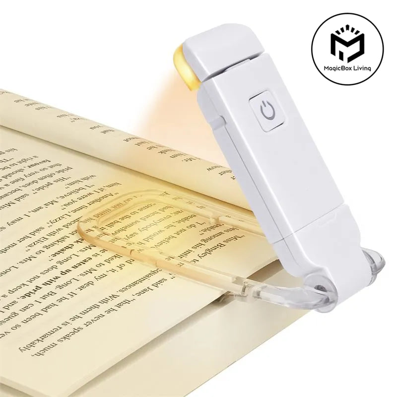USB Rechargeable Clip-On LED Book Light
